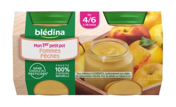 Petits Pots Pommes Framboises Pour Bebe Des 6 Mois Bledina